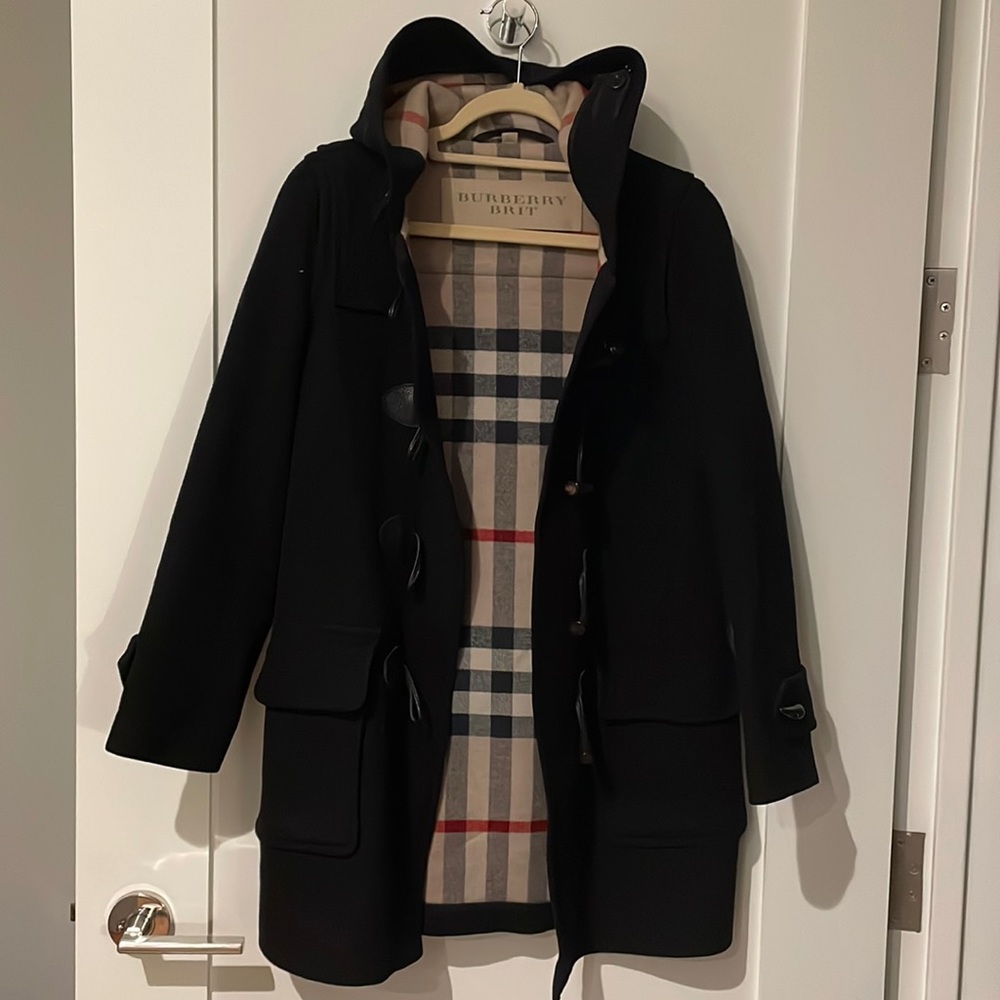 Burberry Brit Toggle Wool Coat